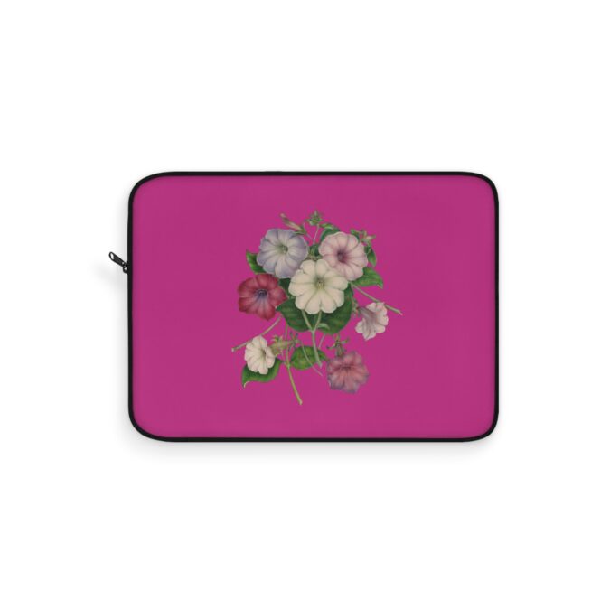 Petunias Laptop Sleeve - Magenta