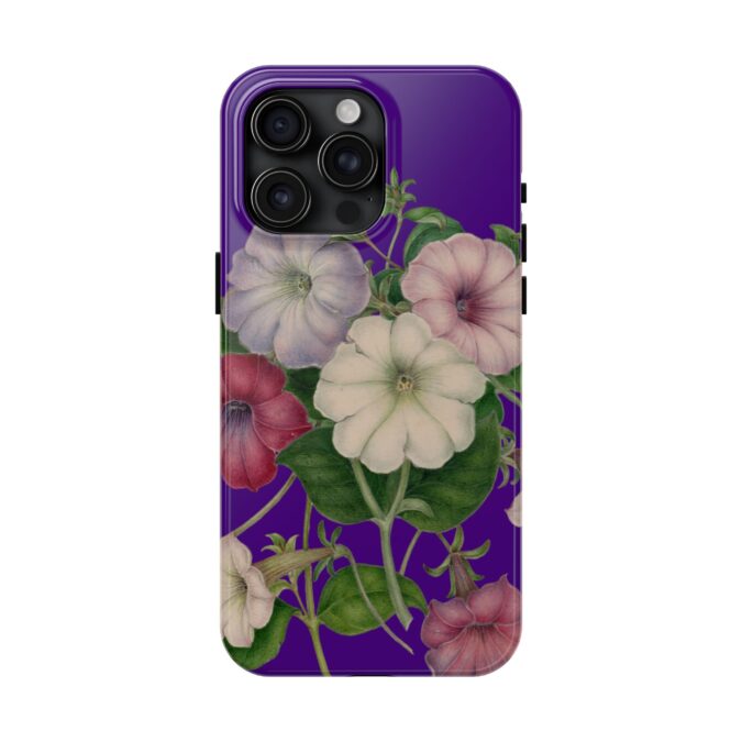 Petunias Phone Case - Indigo - Image 65