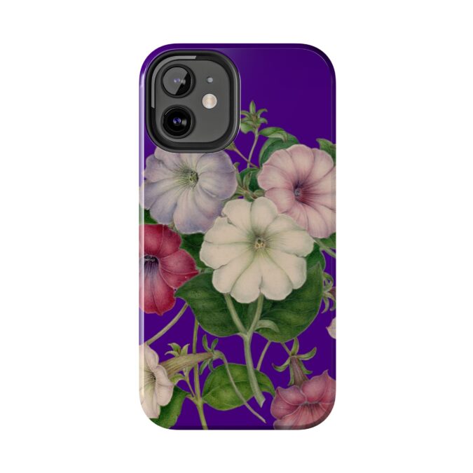 Petunias Phone Case - Indigo - Image 18