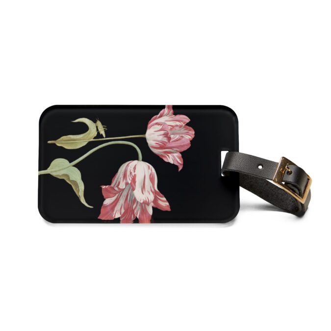 Two Tulips Luggage Tag - Image 2