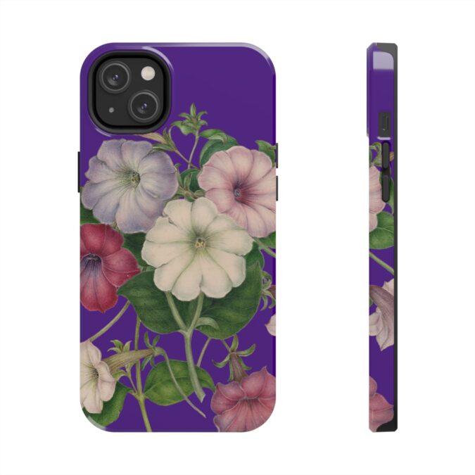 Petunias Phone Case - Indigo - Image 51