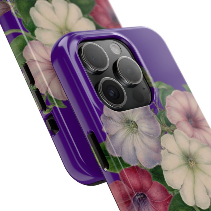 Petunias Phone Case - Indigo - Image 58