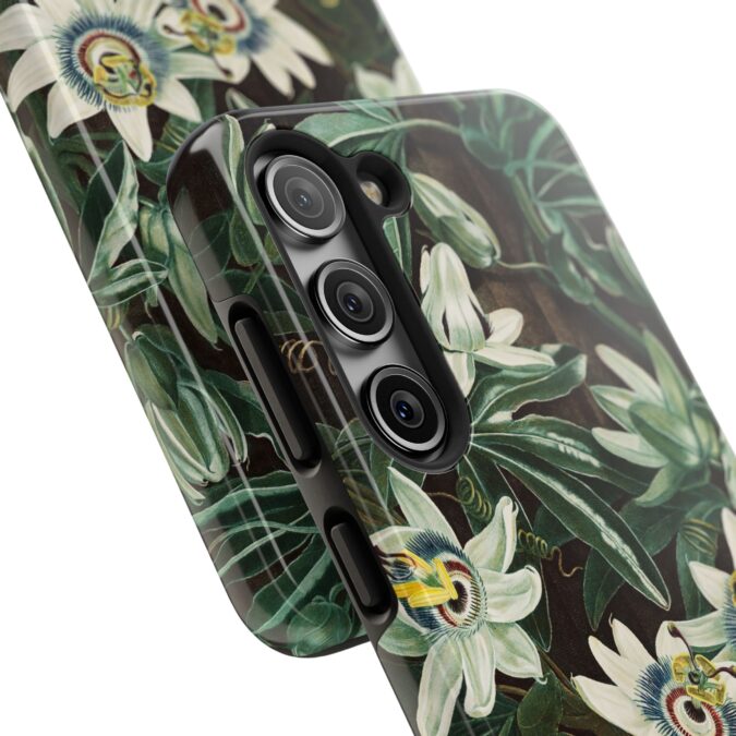 Blue Passionflower Phone Case - Image 86