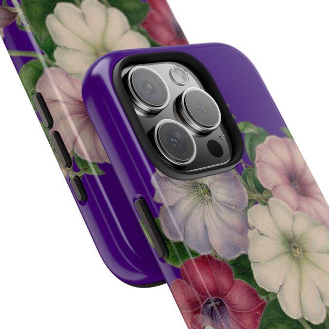 Petunias Phone Case - Indigo - Image 70
