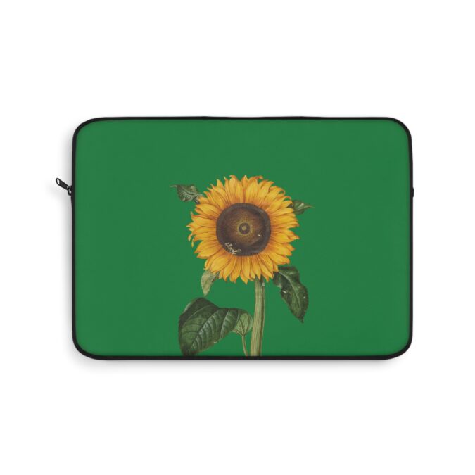 Sunflower Laptop Sleeve - Green - Image 4