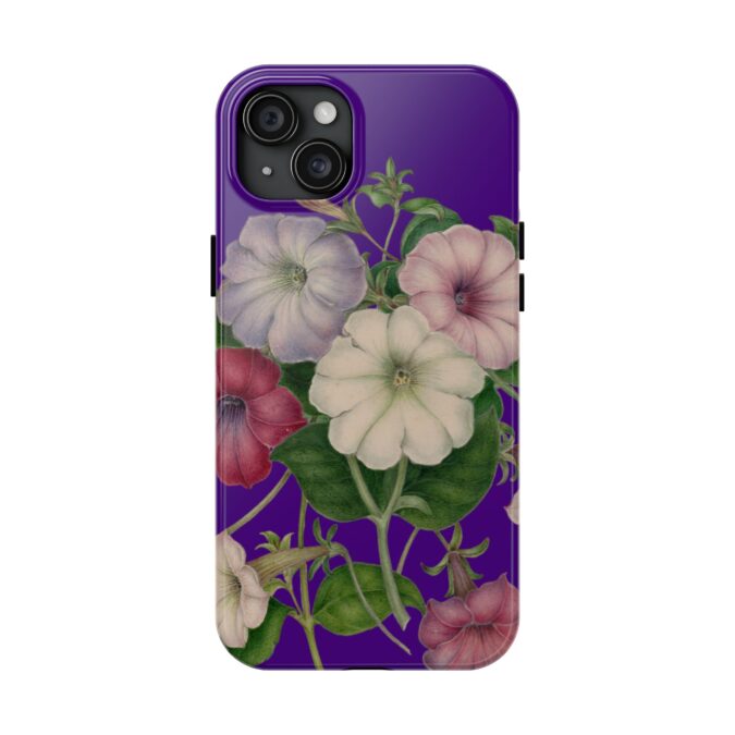 Petunias Phone Case - Indigo - Image 61