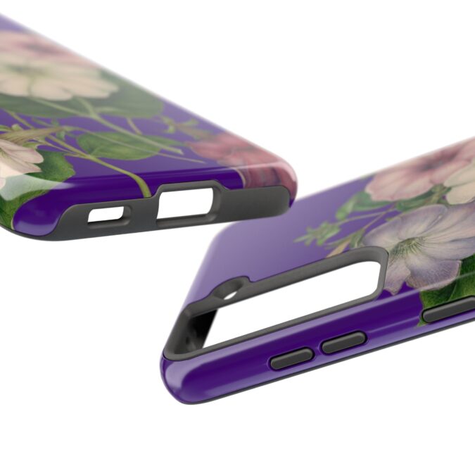 Petunias Phone Case - Indigo - Image 95