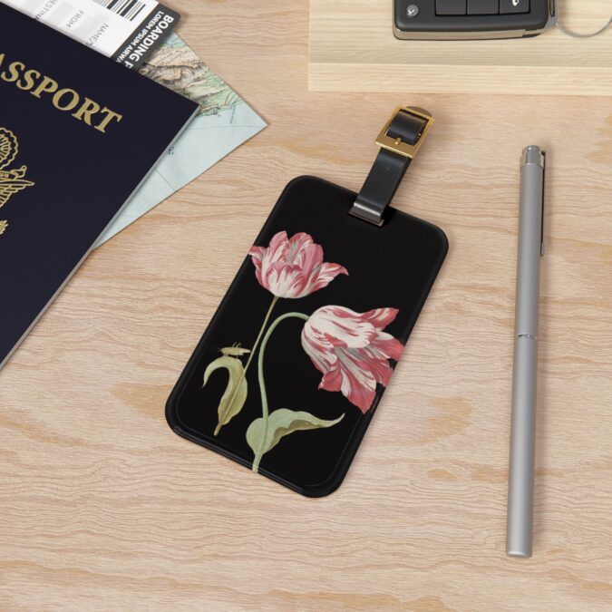 Two Tulips Luggage Tag - Image 4