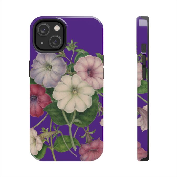 Petunias Phone Case - Indigo - Image 45