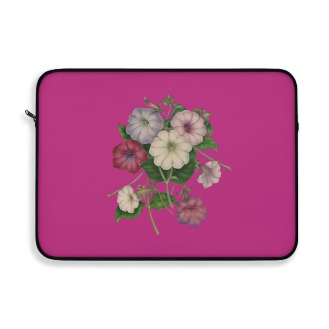 Petunias Laptop Sleeve - Magenta - Image 7