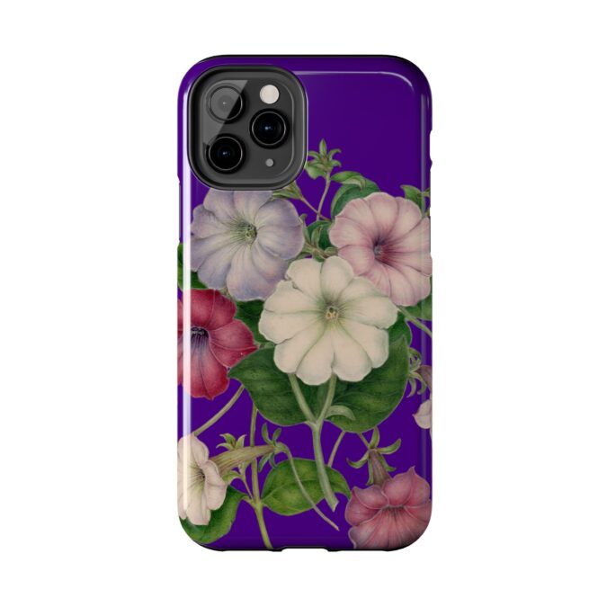 Petunias Phone Case - Indigo - Image 6