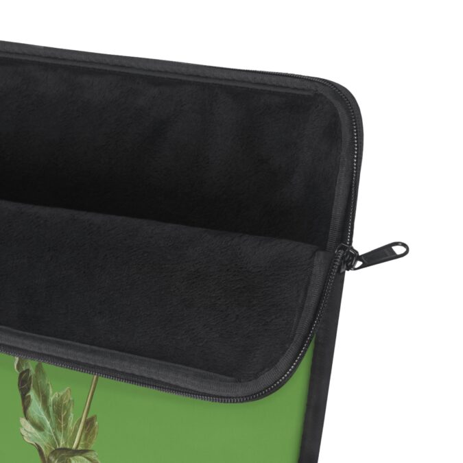 Poppies Laptop Sleeve - Green - Image 9