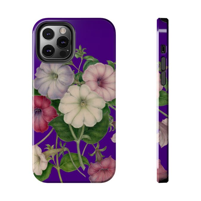 Petunias Phone Case - Indigo - Image 21