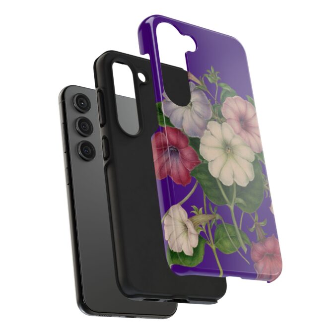 Petunias Phone Case - Indigo - Image 88