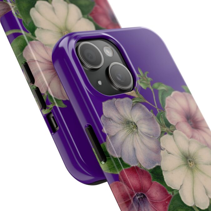Petunias Phone Case - Indigo - Image 54