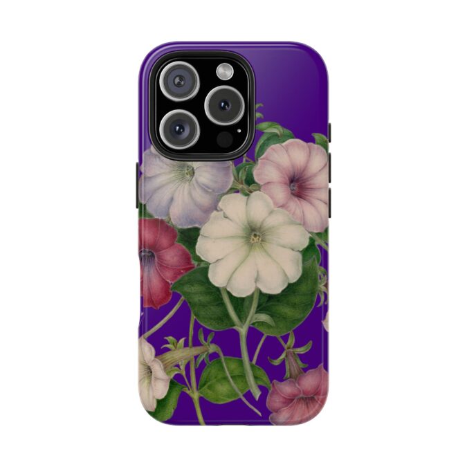 Petunias Phone Case - Indigo - Image 69