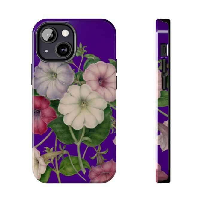 Petunias Phone Case - Indigo - Image 33