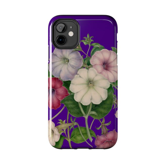 Petunias Phone Case - Indigo - Image 2