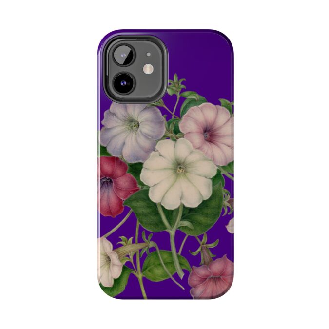 Petunias Phone Case - Indigo - Image 14
