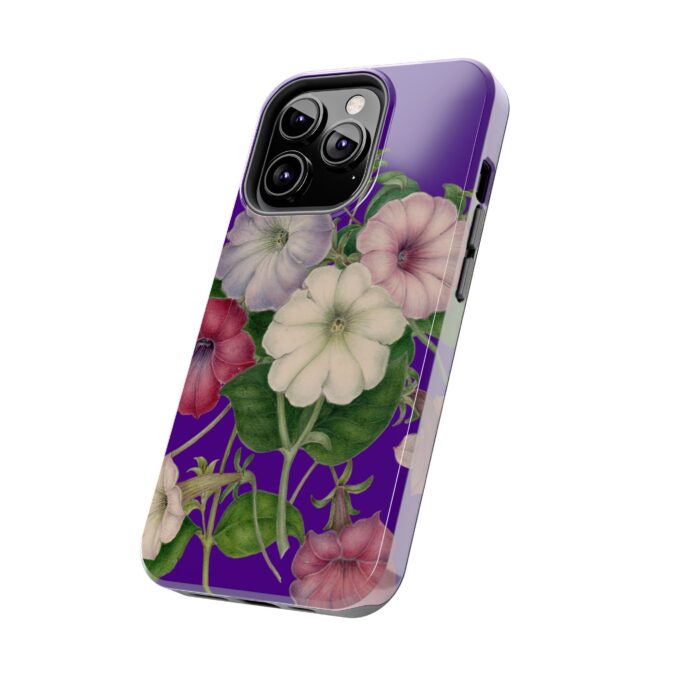 Petunias Phone Case - Indigo - Image 39
