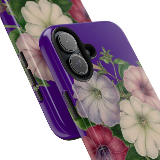 Petunias Phone Case - Indigo - Image 79