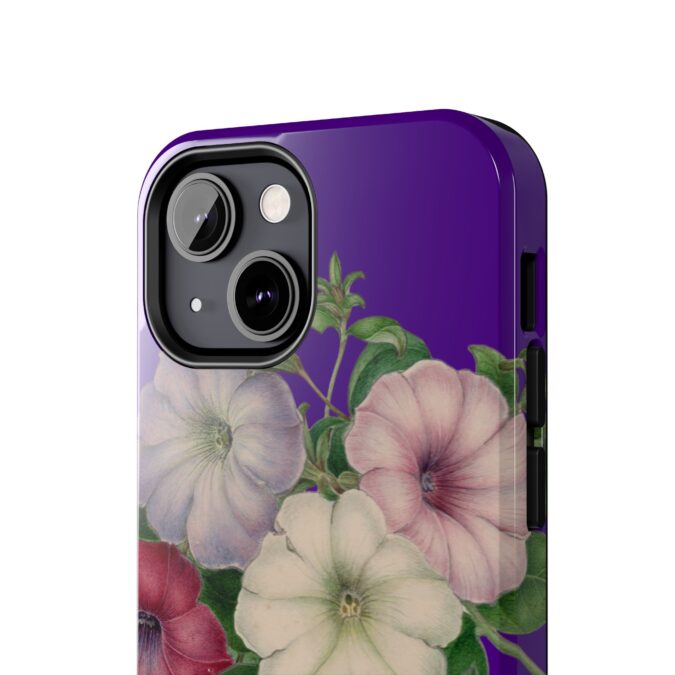 Petunias Phone Case - Indigo - Image 36