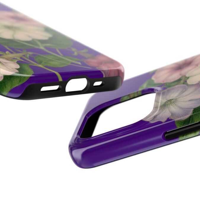 Petunias Phone Case - Indigo - Image 59