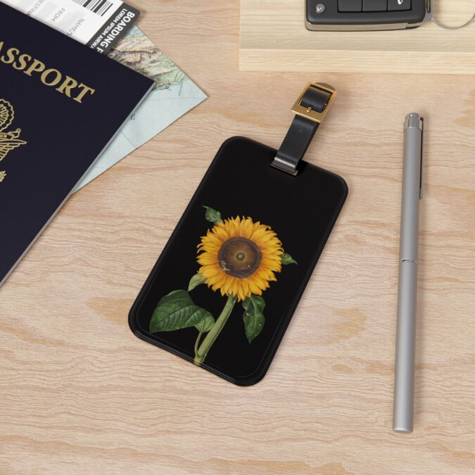 Sunflower Luggage Tag - Image 4