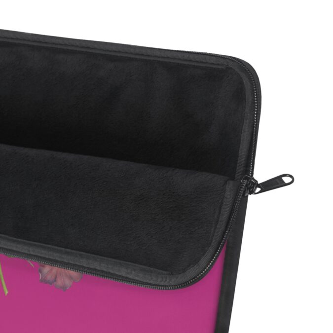 Petunias Laptop Sleeve - Magenta - Image 3