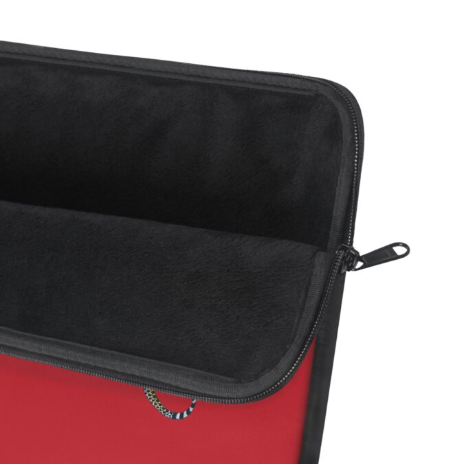 Leopard Laptop Sleeve - Red - Image 3