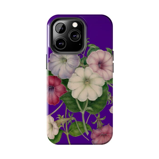 Petunias Phone Case - Indigo - Image 38