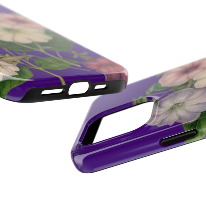 Petunias Phone Case - Indigo - Image 67