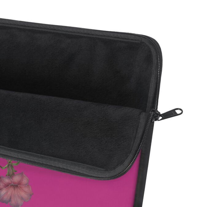 Petunias Laptop Sleeve - Magenta - Image 9