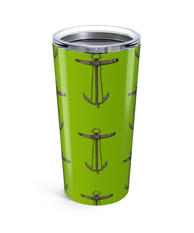 Anchor Tumbler  - Lime Green