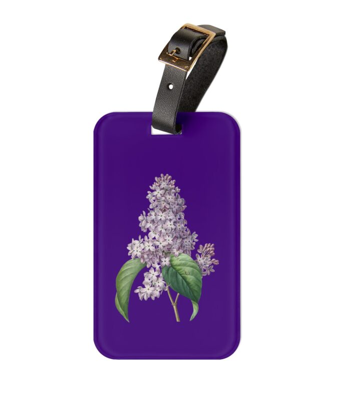 Lilac Luggage Tag - Indigo