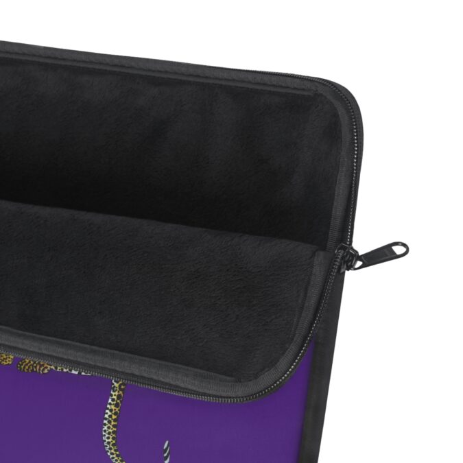 Leopard Laptop Sleeve - Indigo - Image 9