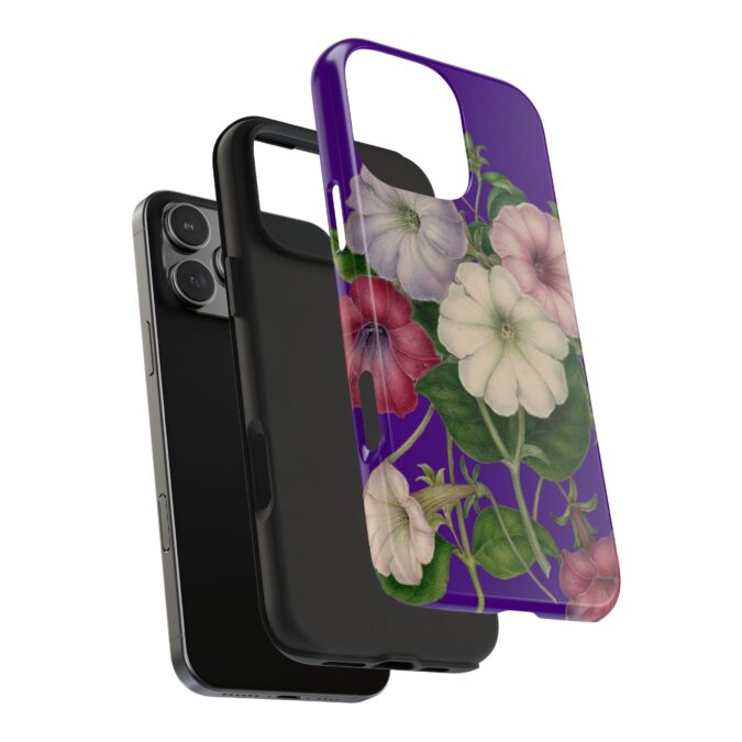 Petunias Phone Case - Indigo - Image 74