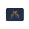 Leopard Laptop Sleeve - Navy