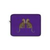 Leopard Laptop Sleeve - Indigo