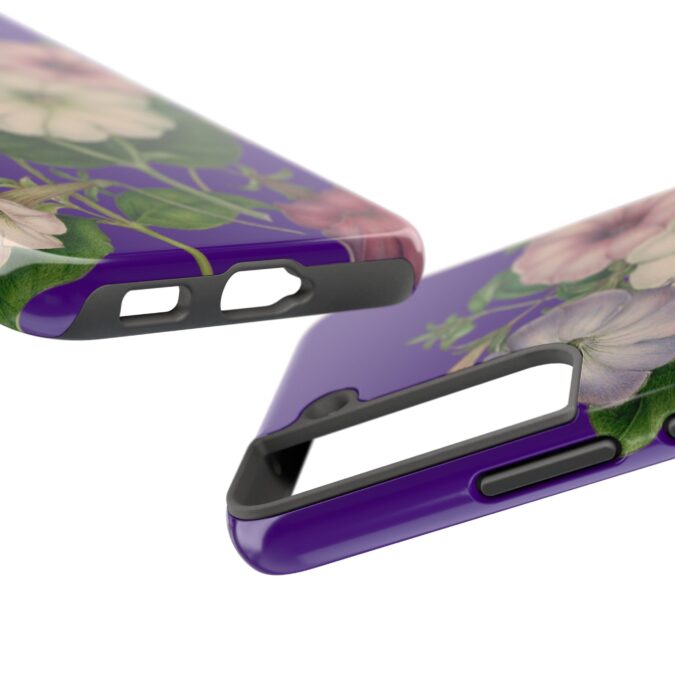Petunias Phone Case - Indigo - Image 91