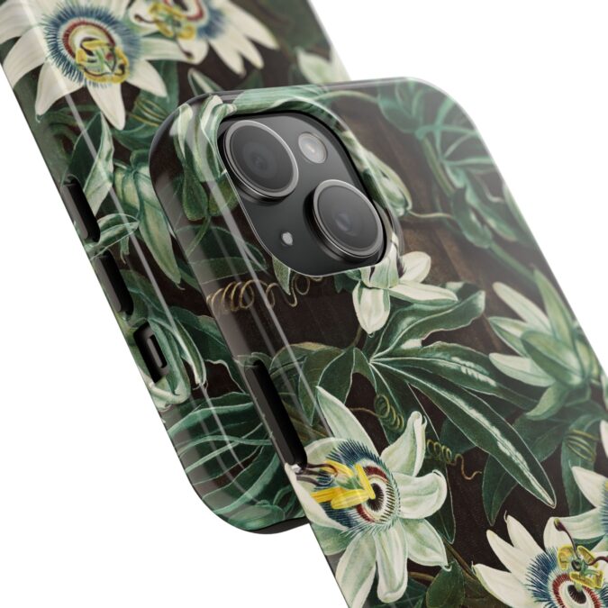 Blue Passionflower Phone Case - Image 54