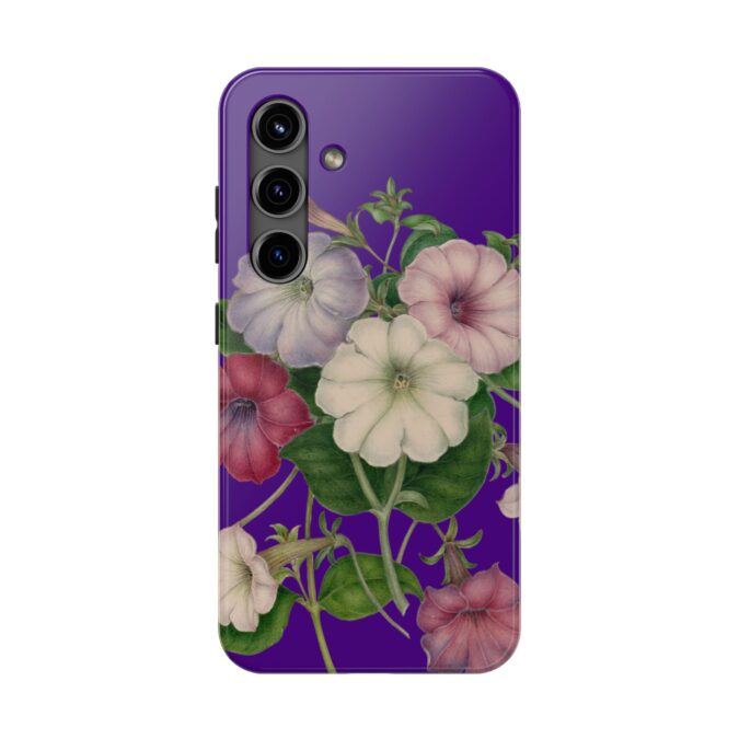 Petunias Phone Case - Indigo - Image 81
