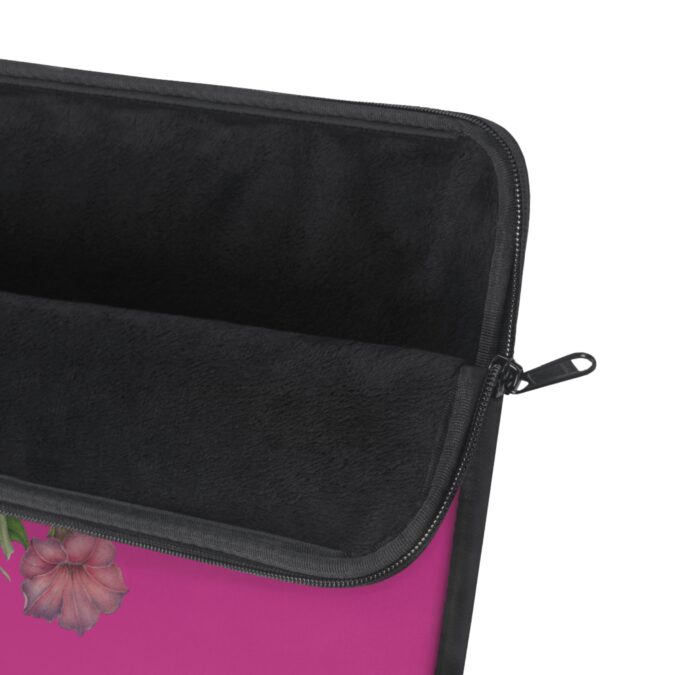 Petunias Laptop Sleeve - Magenta - Image 6