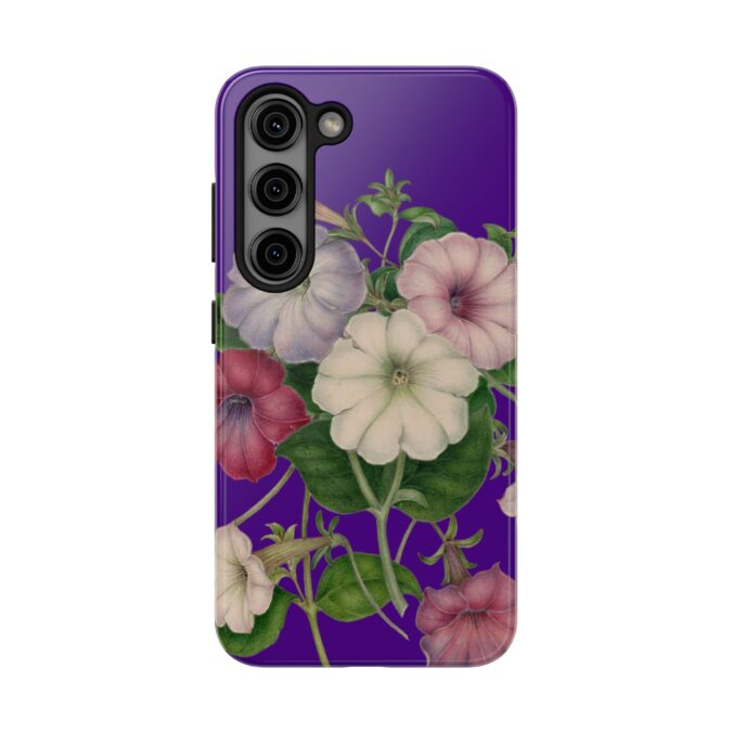 Petunias Phone Case - Indigo - Image 85