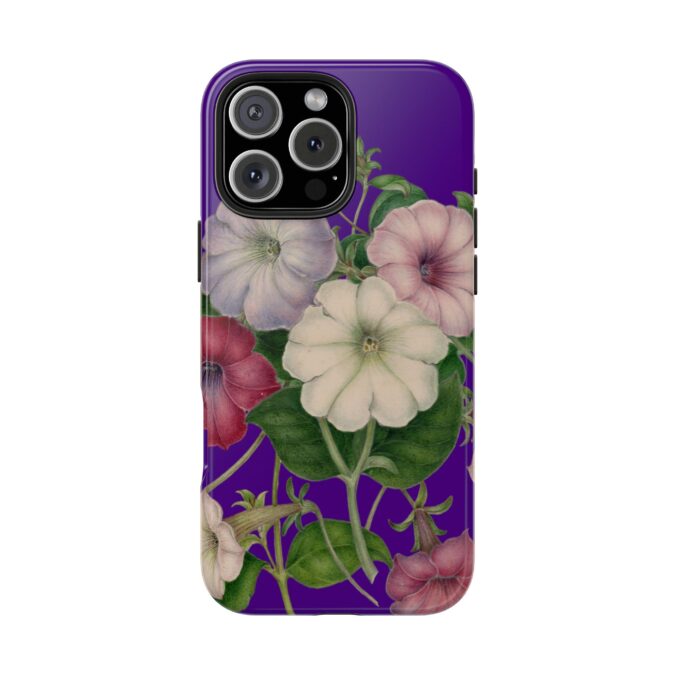 Petunias Phone Case - Indigo - Image 72