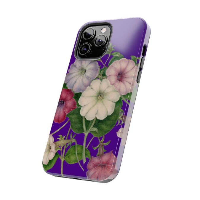 Petunias Phone Case - Indigo - Image 43
