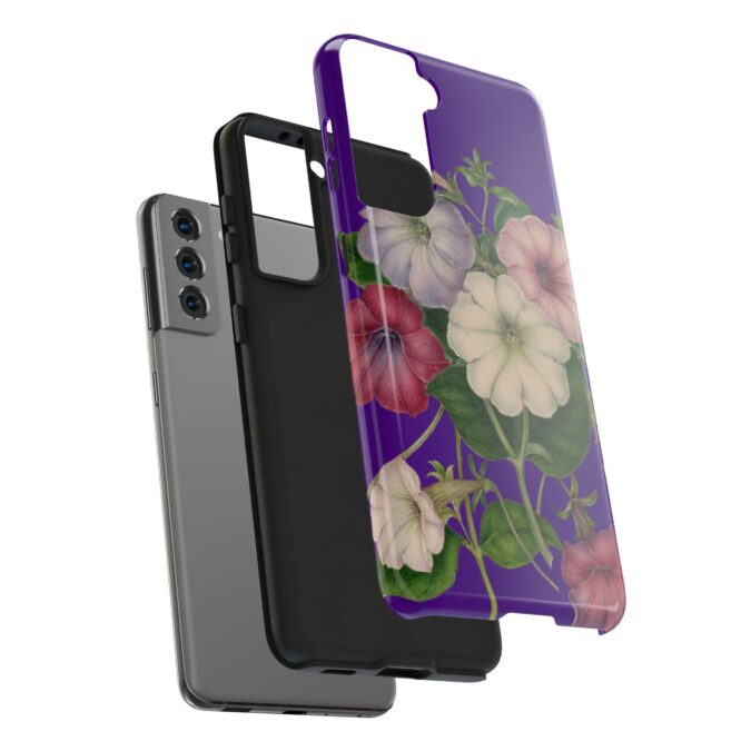 Petunias Phone Case - Indigo - Image 96
