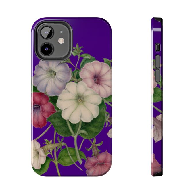 Petunias Phone Case - Indigo - Image 13