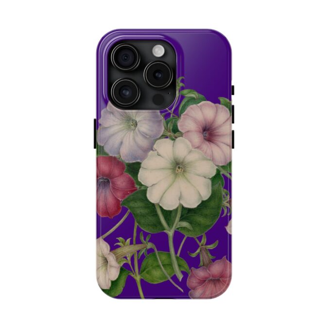 Petunias Phone Case - Indigo - Image 57