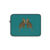 Leopard Laptop Sleeve - Teal